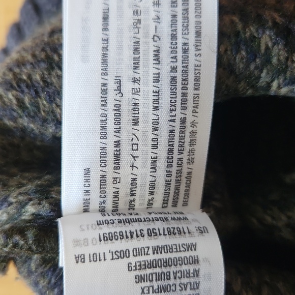 Abercrombie Camo Winter Beanie Hat - OS - Picture 4 of 6